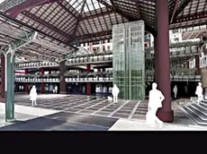 Un rendering di come apparirà la zona del Biscione