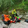 Uno degli interventi dell Suem 118 e del Soccorso alpino