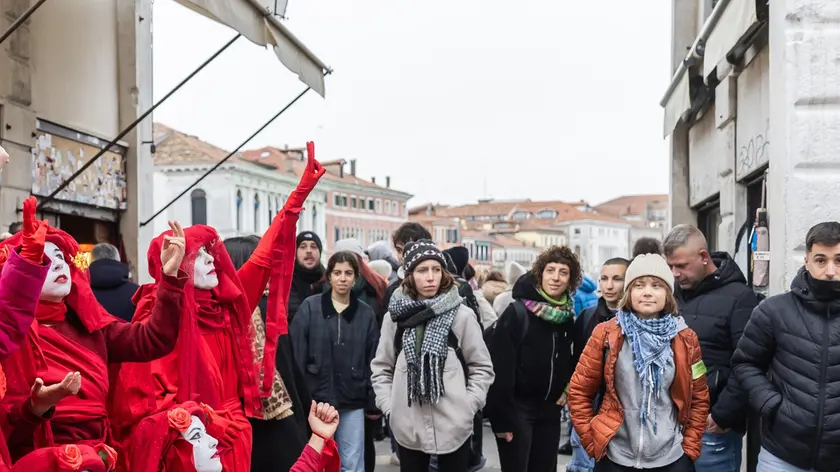 Greta Thunberg a Venezia con gli attivisti