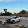 L'auto centrata a Gorgo del Monticano