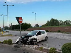 L'auto centrata a Gorgo del Monticano