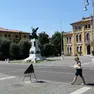 Piazza dei Caduti a Mogliano Veneto: il luogo della rissa