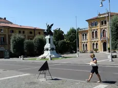 Piazza dei Caduti a Mogliano Veneto: il luogo della rissa