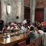 I lavori al tavolo di discussione al ministero a Roma