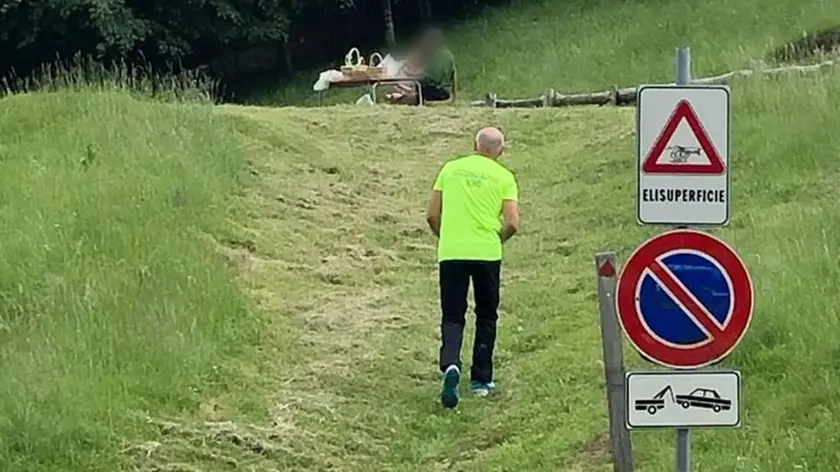 L'intervento del Soccorso Alpino