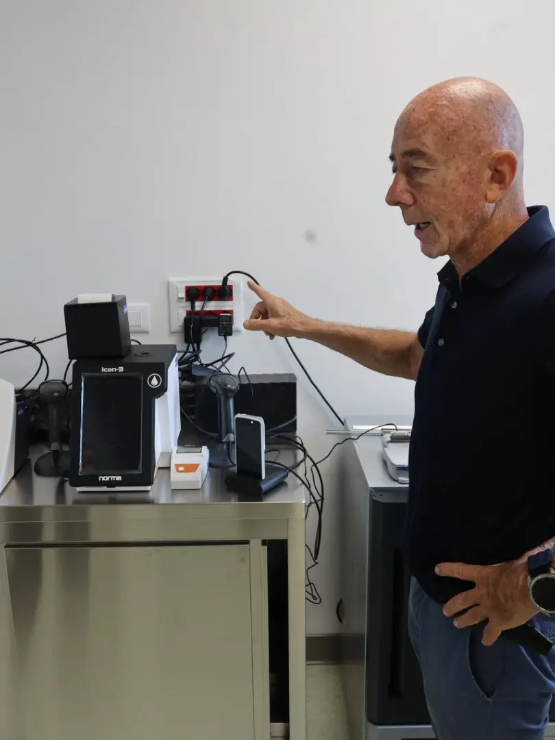 Roberto Rigoli alla casa di comunità di Fiera (Treviso)