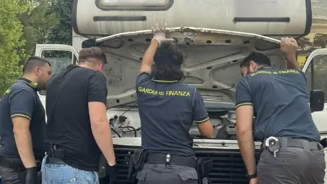 L'uomo usava il camper per lo spaccio