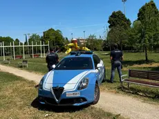 L'intervento al parco giochi