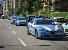 L'intervento della polizia in zona San Siro
