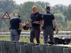 I rilievi della Polstrada ieri lungo via Argine Piave a Salgareda