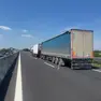 I mezzi coinvolti nell'incidente in A4