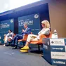 Da sinistra Maria Rosaria Anna Campitelli, Ad di Cav, Diego Cattoni, Ad di A22 Autostrada del Brennero ed Elisabetta Pellegrini, coordinatore della Struttura tecnica di missione del Mit ieri al Forum Infrastrutture a Padova