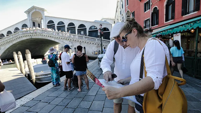 Turisti a Venezia