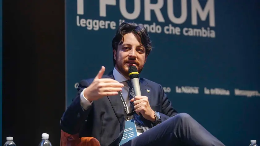 Il presidente della Regione Veneto Alberto Stefani