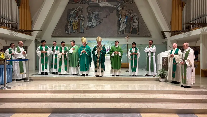 La messa celebrata dal cardinale Parolin (Bortoluzzi)