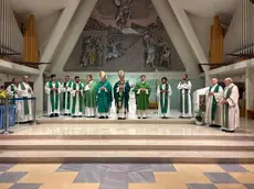 La messa celebrata dal cardinale Parolin (Bortoluzzi)
