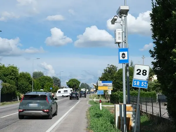 Un autovelox non funzionante a Campagnalta