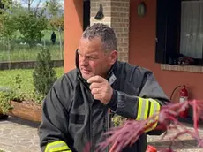 Il vigile del fuoco Walter Stefani