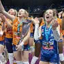 Le Pantere festeggiano per uno dei trofei conquistati