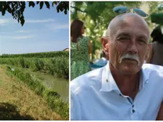 Il luogo della tragedia e la vittima Ivano Mirtillo (foto Dossi)