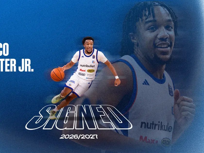 Il benvenuto del Treviso basket a Chico Carter jr.