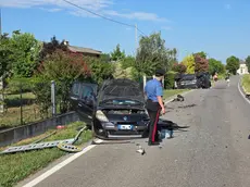 L'incidente ad Altivole (foto Macca)