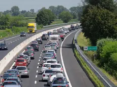 Traffico lungo l'A4 (foto d'archivio)