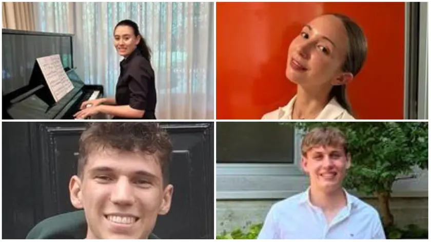 Da sinistra, Carolina Paoli, Elisa Virzì, Edoardo Milanese e Zeno Borsoi