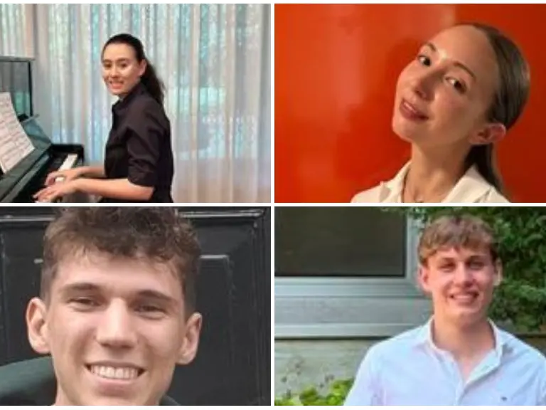 Da sinistra, Carolina Paoli, Elisa Virzì, Edoardo Milanese e Zeno Borsoi