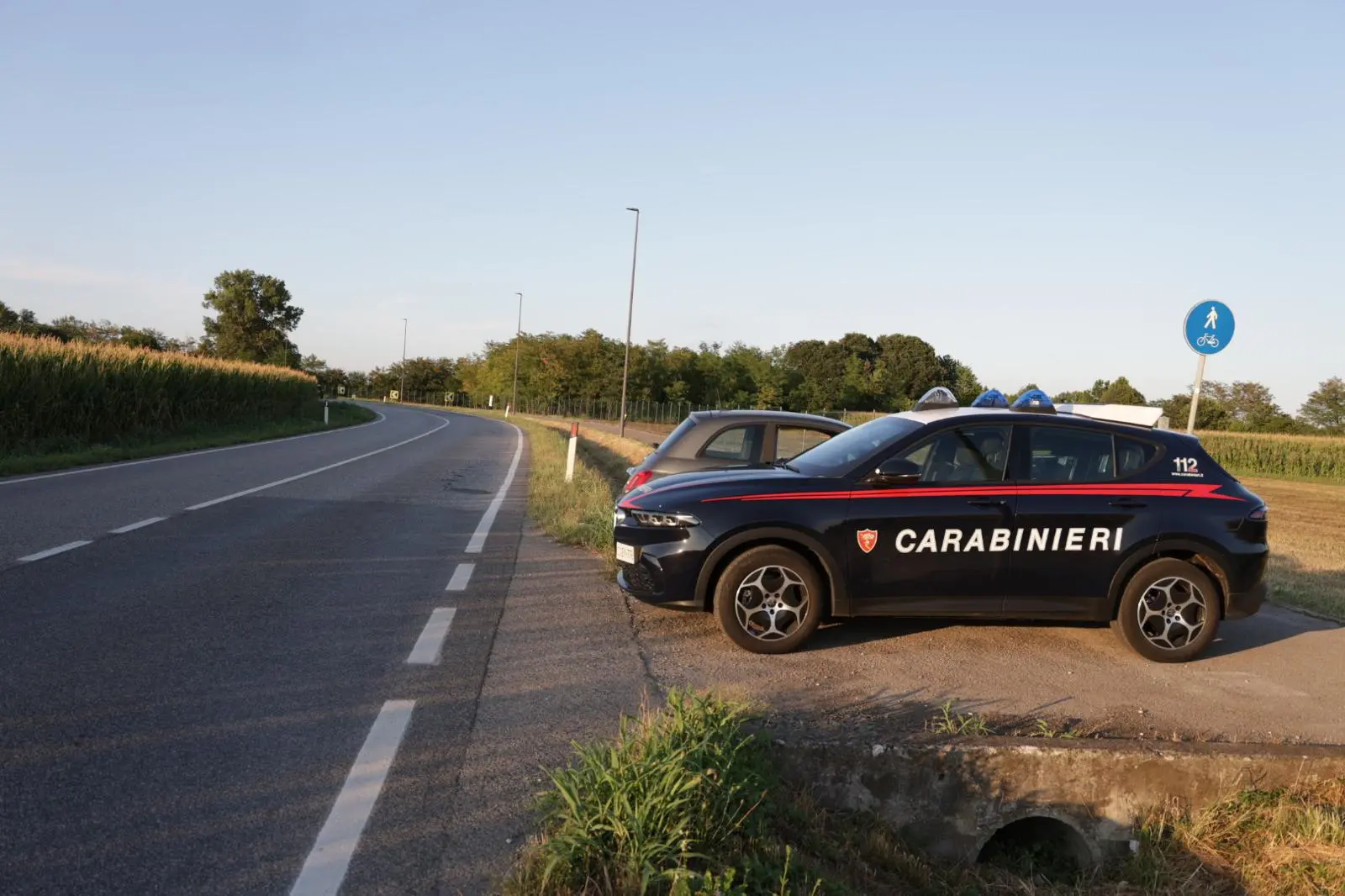 L'intervento dei carabinieri a Istrana