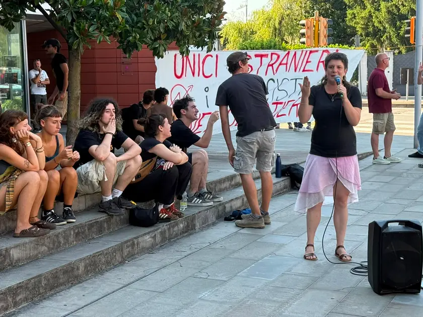 La manifestazione dei centri sociali (Enrico Colussi/fotofilm)