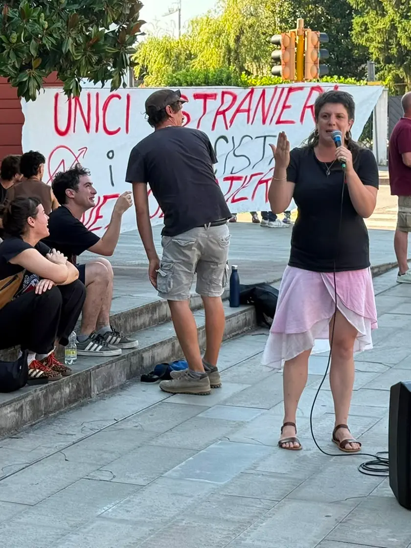 La manifestazione dei centri sociali (Enrico Colussi/fotofilm)