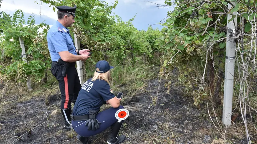 Il luogo dell'incendio