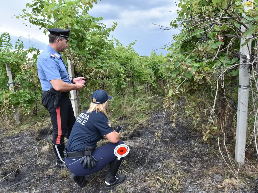 Il luogo dell'incendio