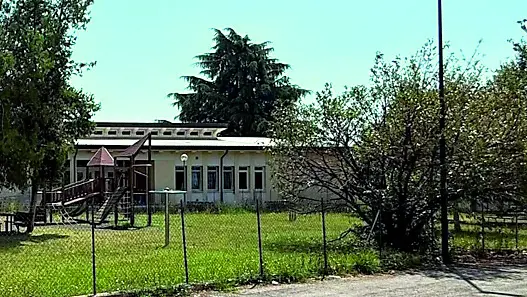 Il parco comunale adiacente al dormitorio di via Pasubio