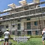 Il cantiere del condominio