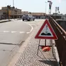 La rampa del cavalcavia della stazione dal lato di Sant'Antonino