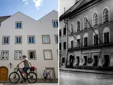 La casa natale di Hitler a Braunau trasformata all’inaugurazione e nelle foto d’epoca