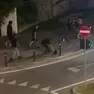 Le immagini della maxi rissa a Conegliano