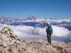 Panorama sulla cima della Schiara