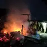 L'incendio nella notte
