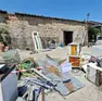 Parte del materiale stoccato nella discarica di Casier