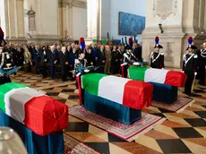 I funerali di Stato a Padova dei tre carabinieri deceduti nell'esplosione di Castel D'Azzano