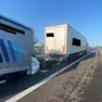 Il violento impatto in A4