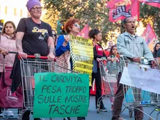 Una manifestazione contro il caro vita