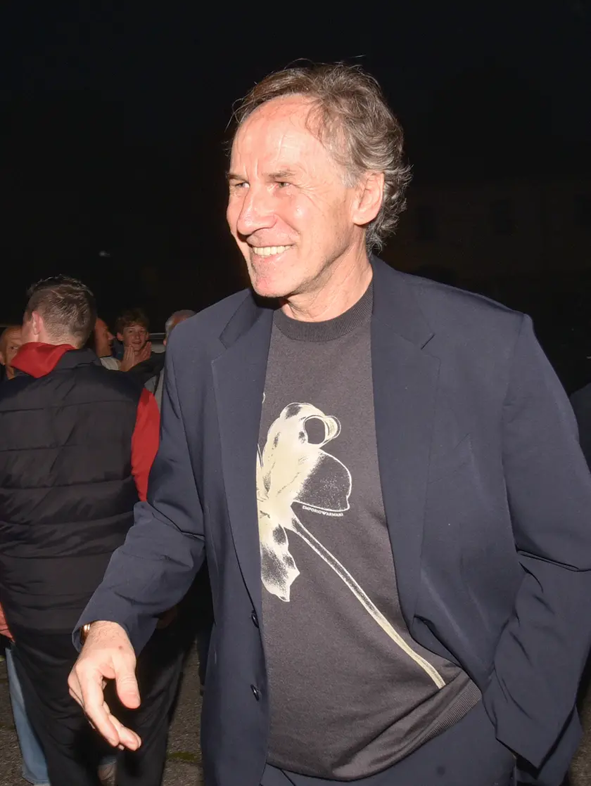Franco Baresi con alcuni fan