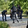 La polizia sul posto (foto Stefano Cavicchi)