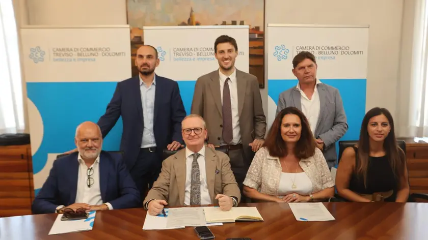 Il presidente della Camera di commercio e giunta camerale