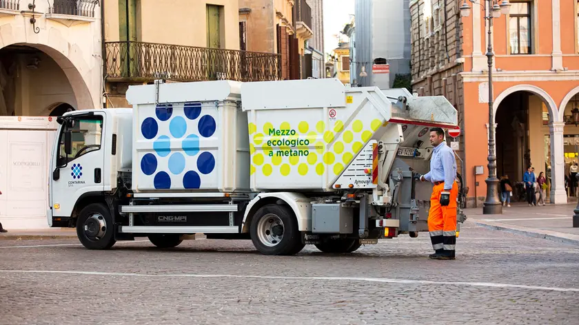 Un operatore di Contarina