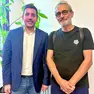 Il consigliere regionale dell’Udc Eric Pasqualon insieme a Diego Silvestri dell’associazione Coscioni